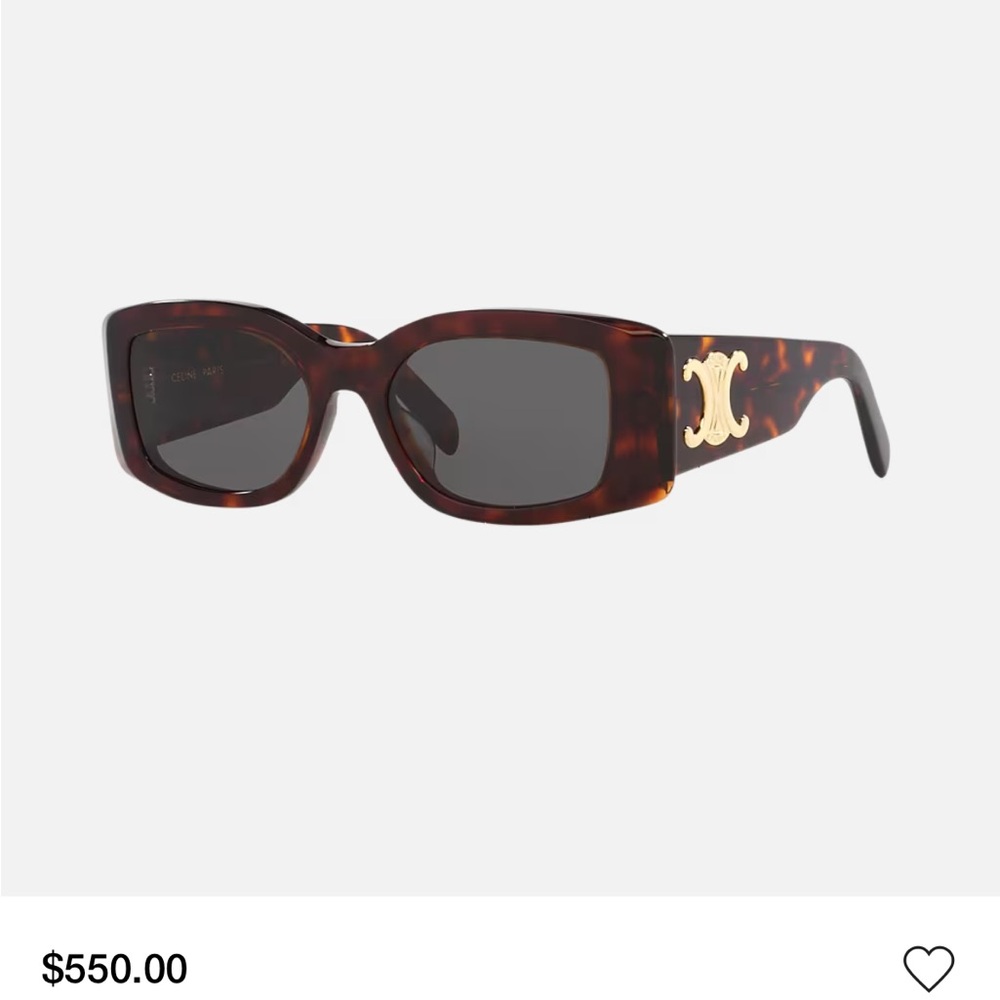 CELINE Triomphe 53MM Rectangular Sunglasses